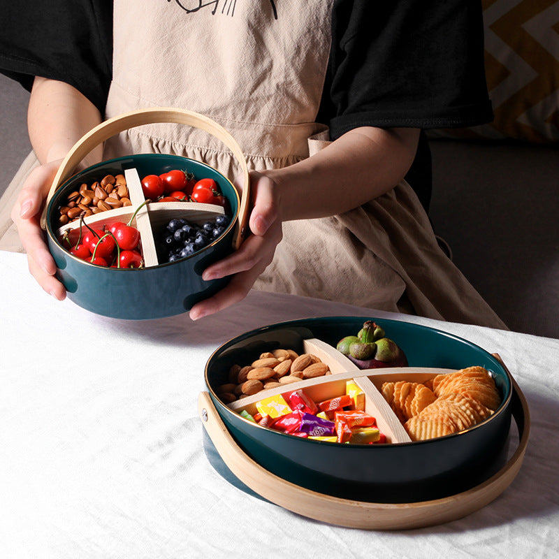 Mustikka Ceramic Serving Tray Plate (2 Colours)