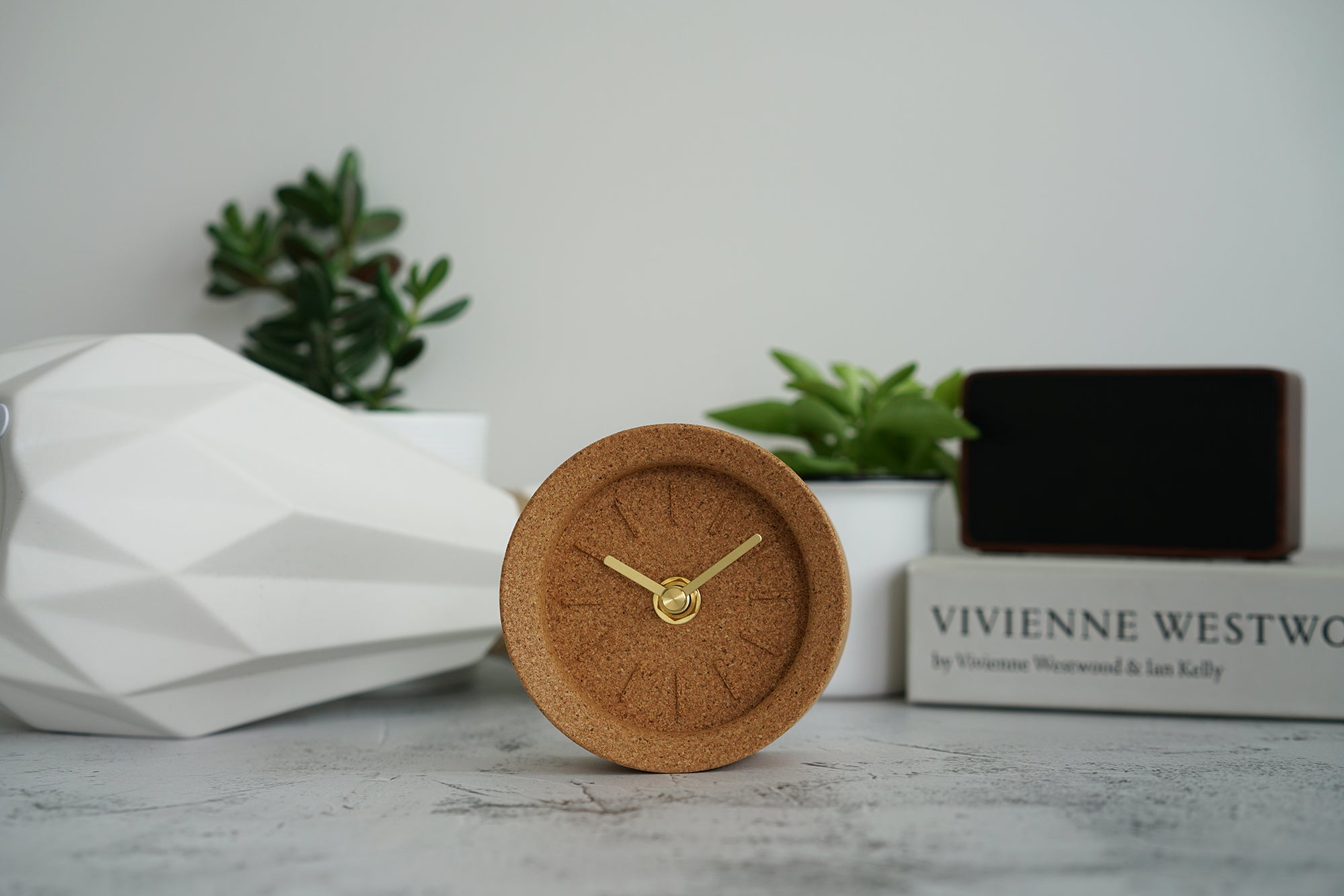 GC Silent Desk Clock (Cork)