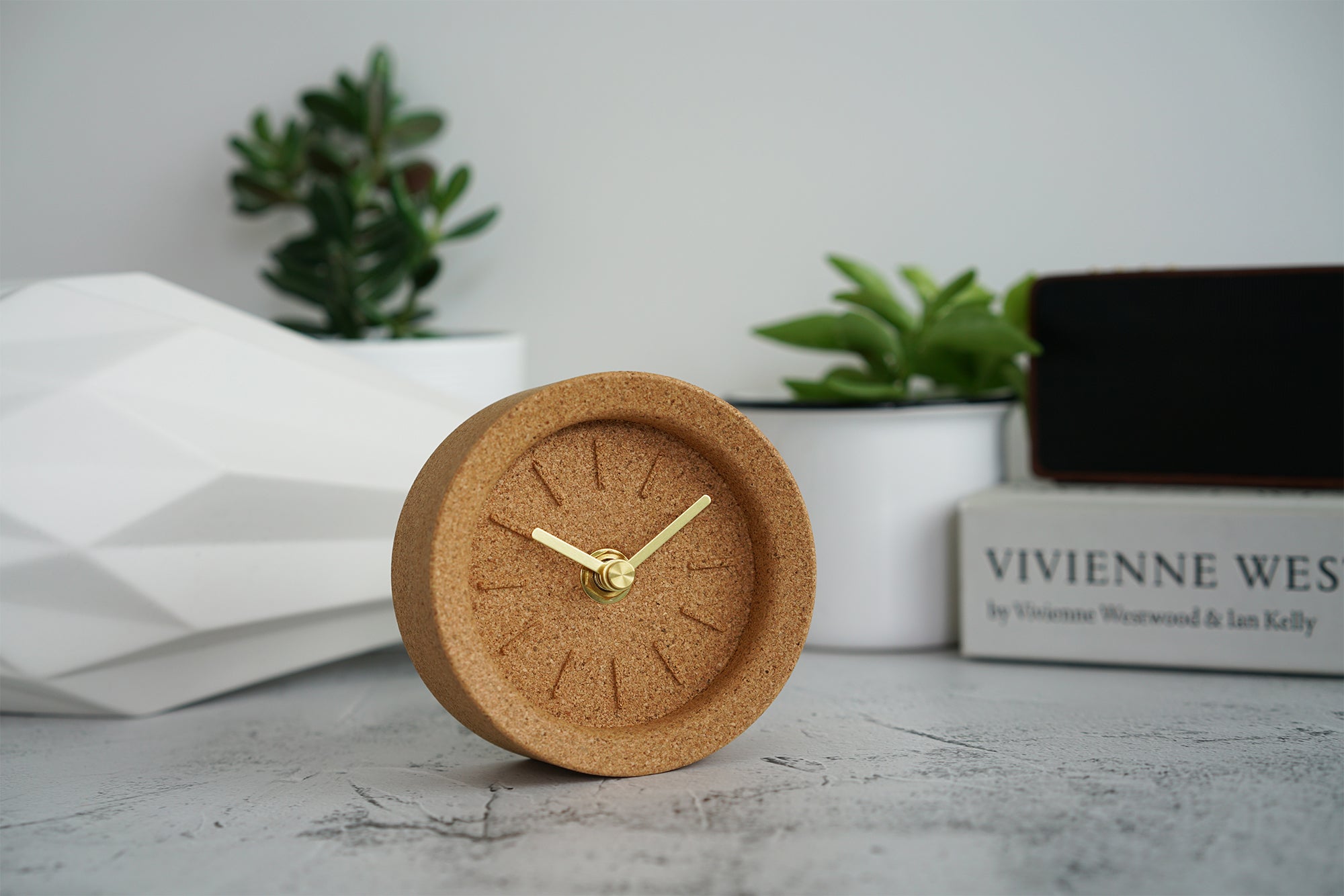 GC Silent Desk Clock (Cork)