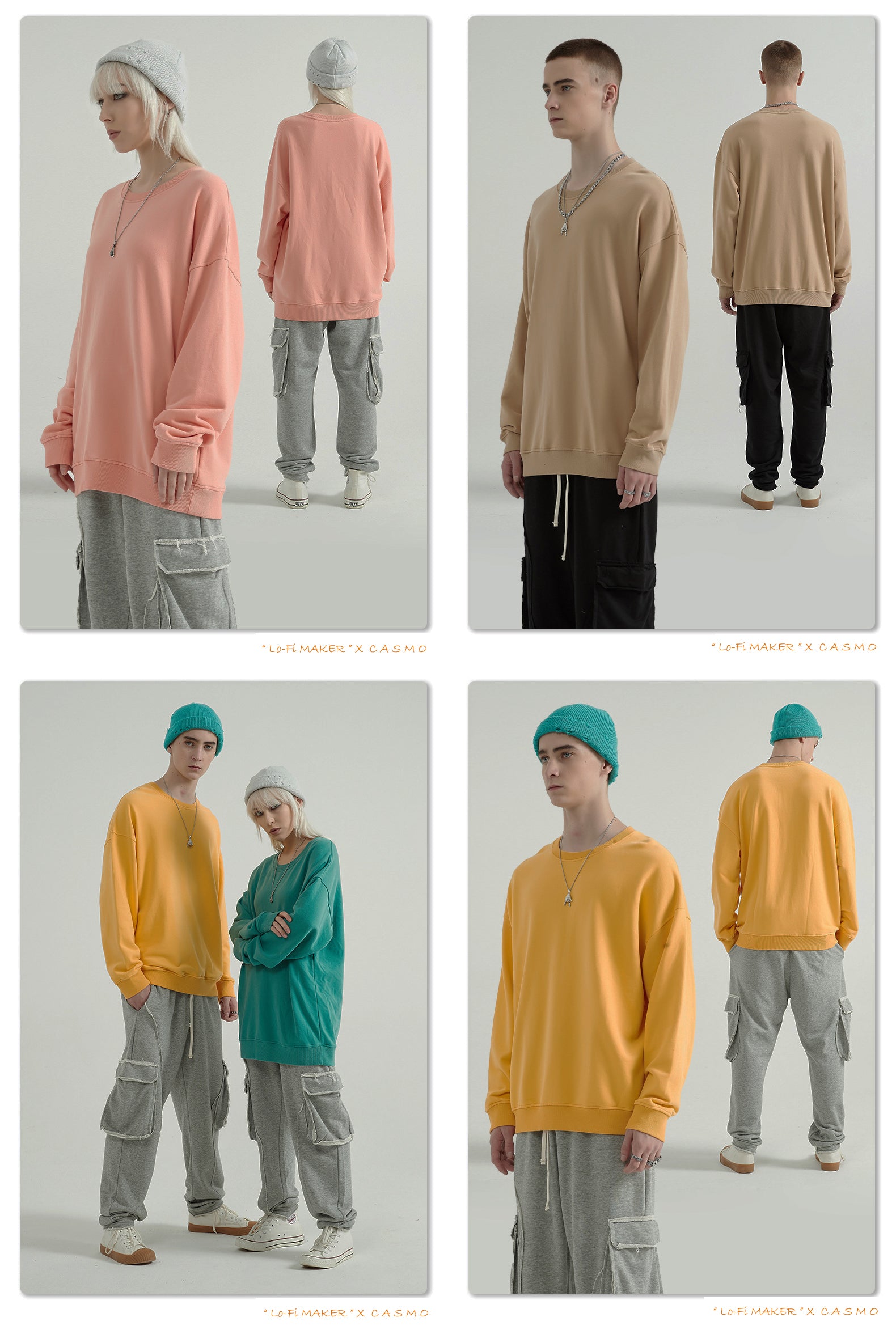 "Lo-Fi Maker" Oversize Unisex Sweater Sweatshirt (4 Colours)