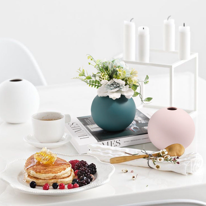 Luna Vase Auburn Pink Small