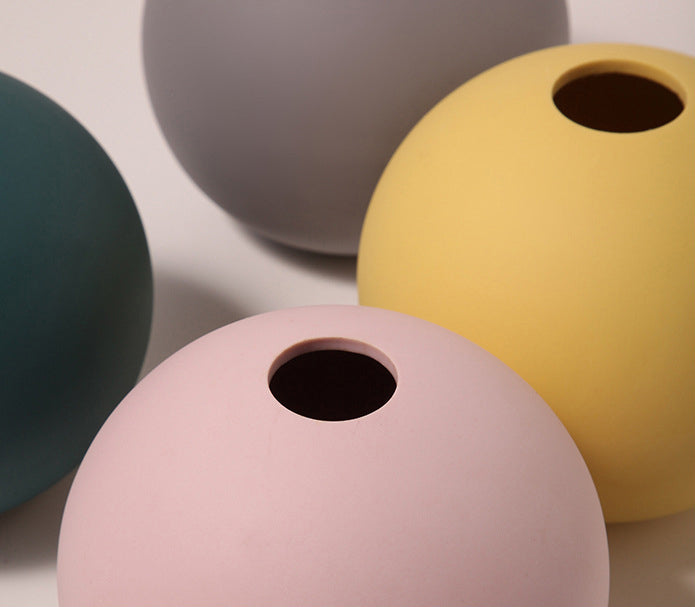 Luna Vase Auburn Pink Small