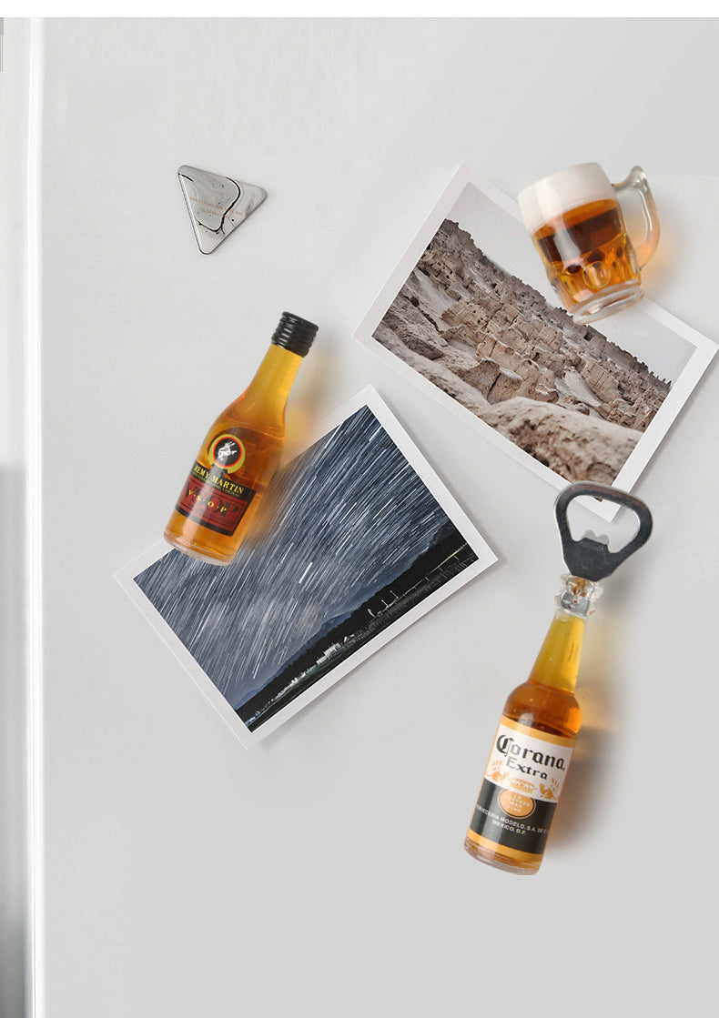 Liquid Liquor 3D Fridge Magnets Set of 8