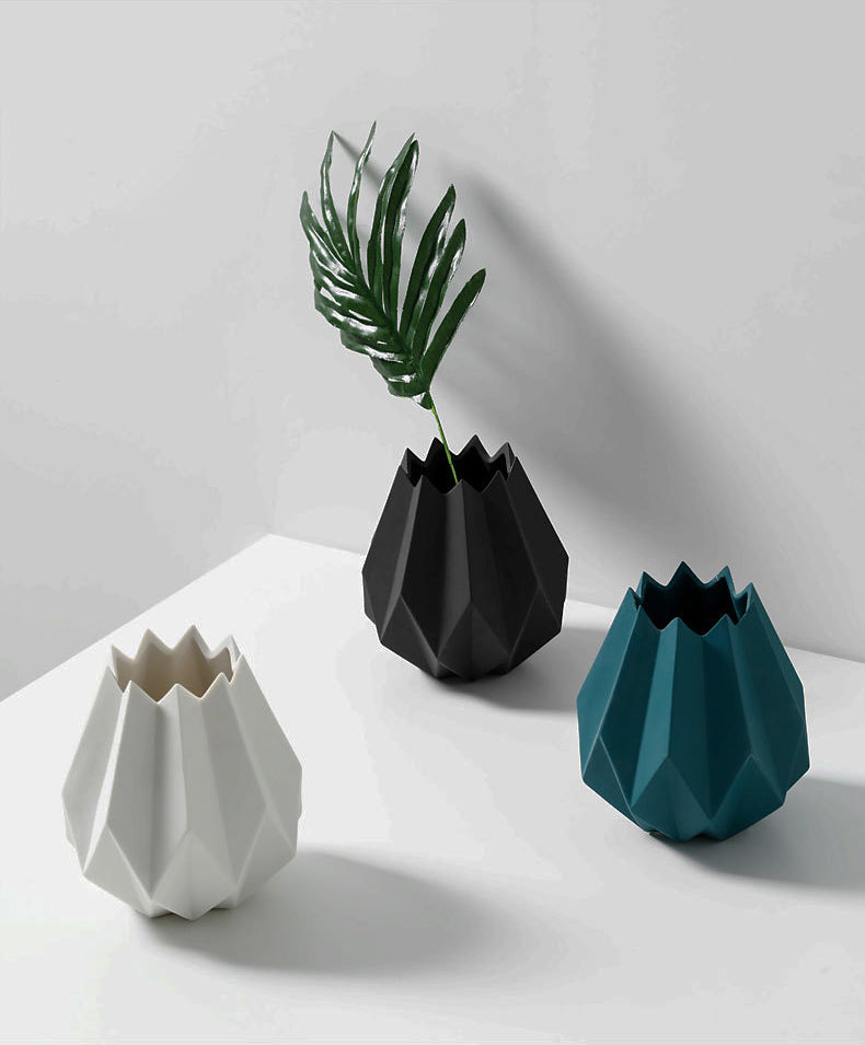 Timantti Vase Glebe Green