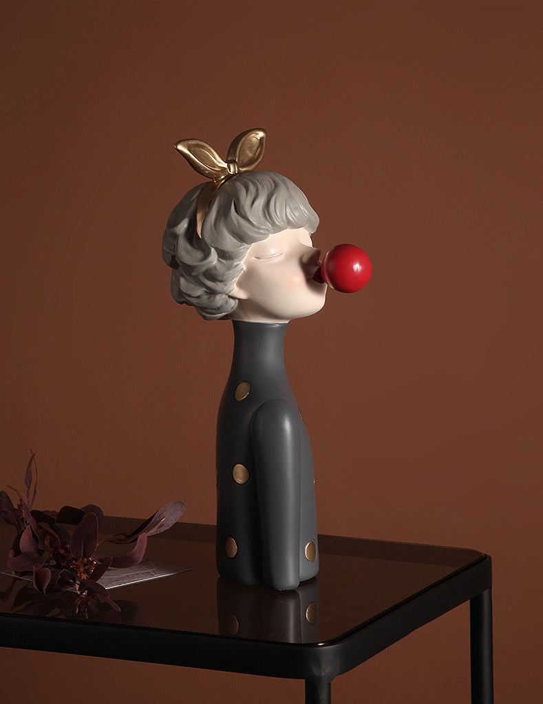 "The Bubble of Dream" Girl Portrait Decor Figurine