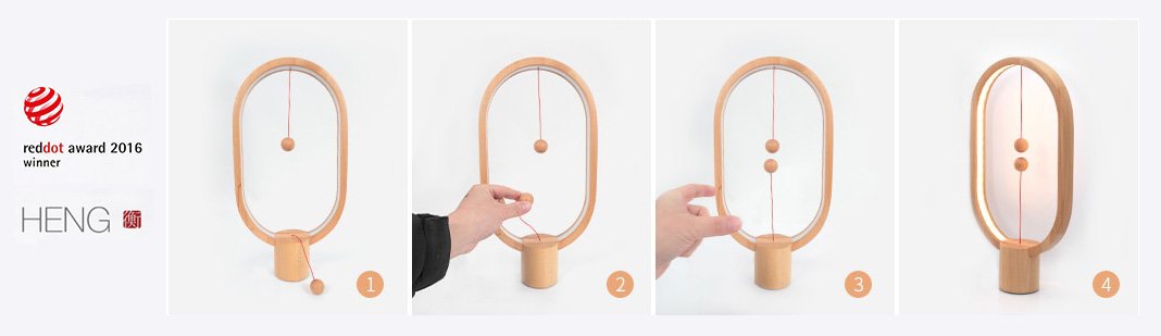 Original Heng Pro Balance Table Lamp (4 colours)