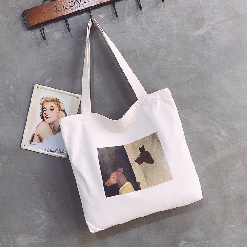 "Dear Bag" Canvas Tote Bag (2 Colours)