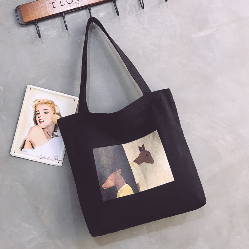 "Dear Bag" Canvas Tote Bag (2 Colours)