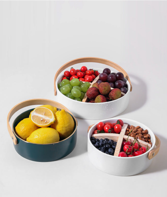 Mustikka Ceramic Serving Tray Plate (2 Colours)