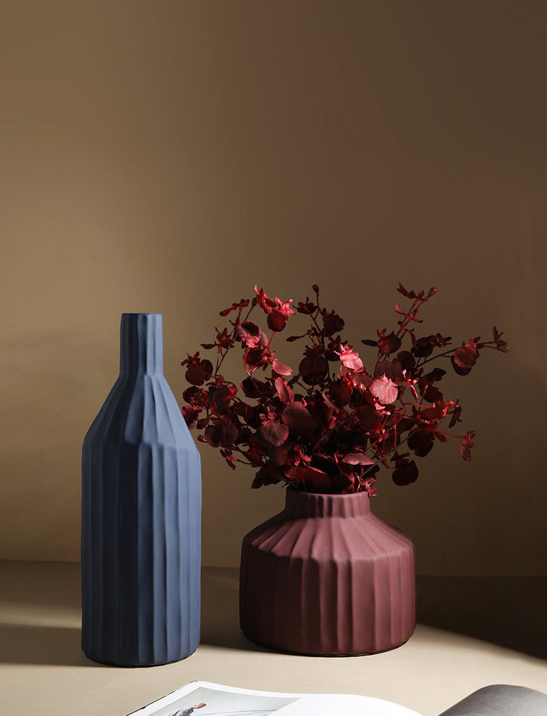 Asmo Vase Moutain Blue