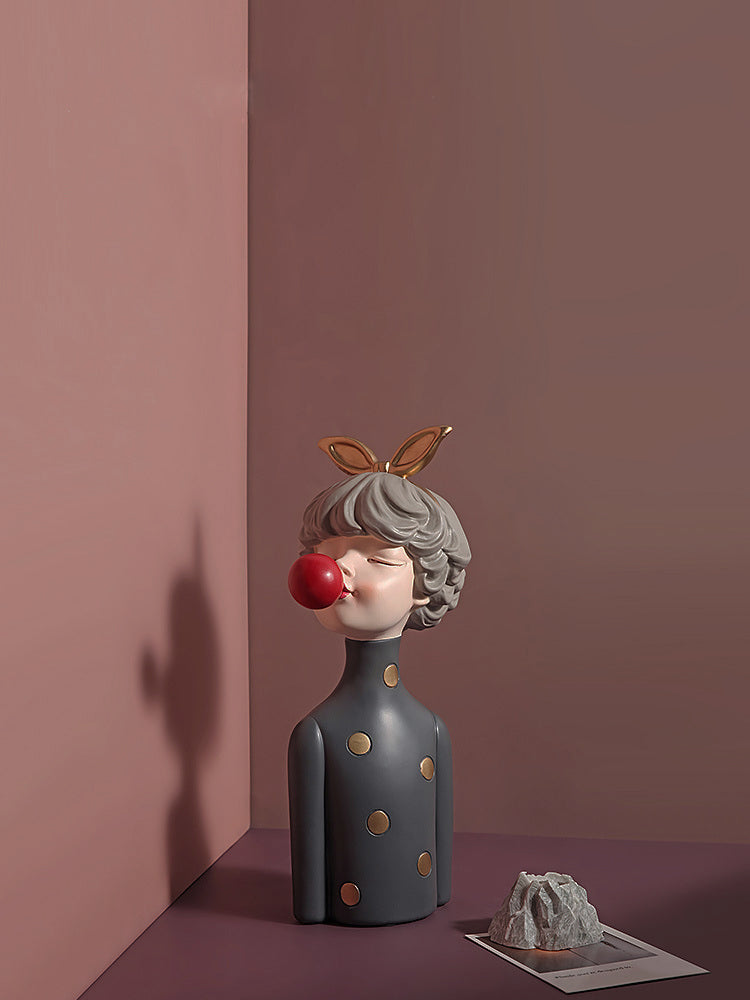 "The Bubble of Dream" Girl Portrait Decor Figurine