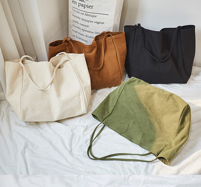 "Piknikki" Canvas Tote Bag (4 Colours)